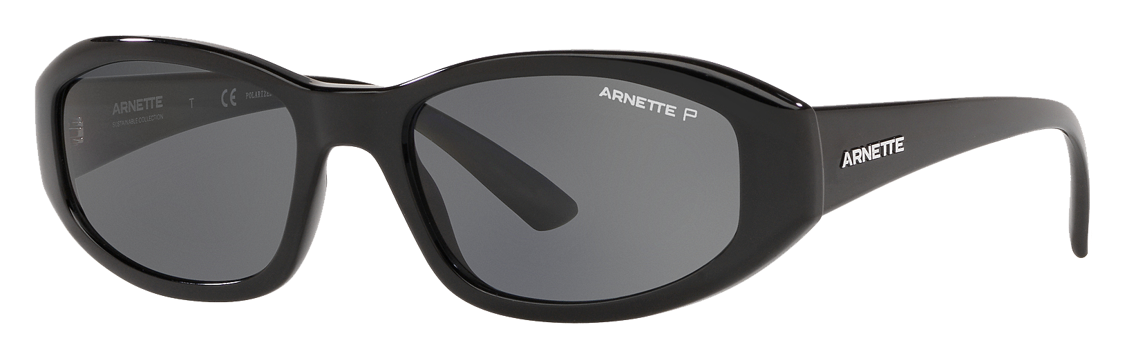 Polarized Replacement Lenses For Arnette AN4266 Lizard Sunglasses - Silver Mirror, 1.5mm Thick, USA Made - View #2